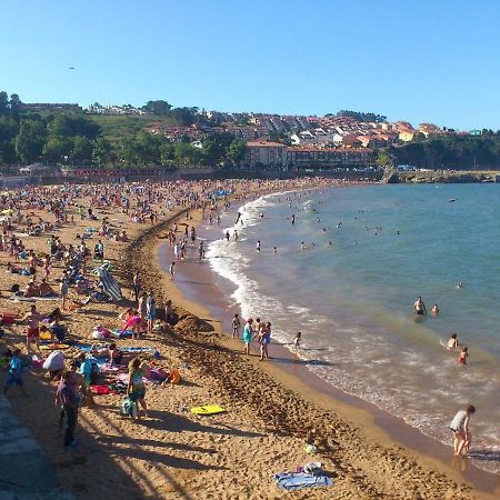 Precioso Apartamento En Luanco Junto A La Playa Exteriör bild